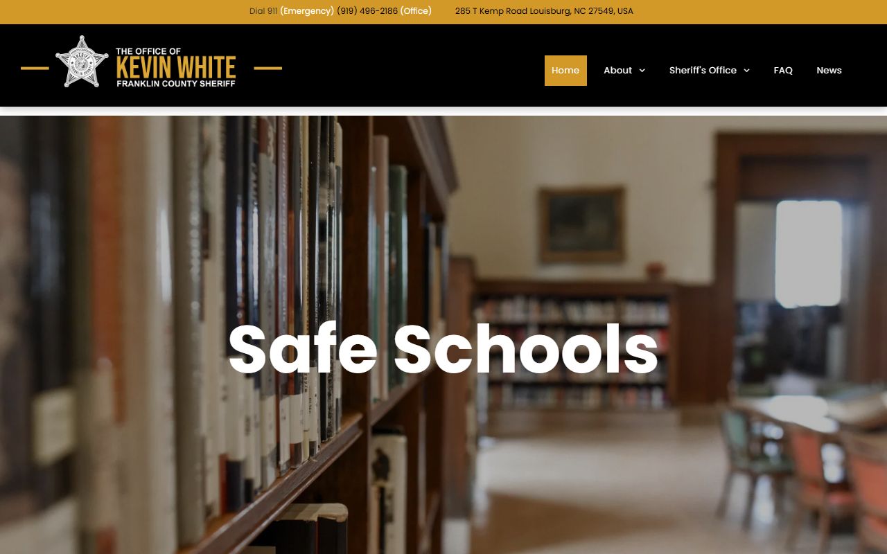 Franklin County Sheriff's Office jail roster and detention resources