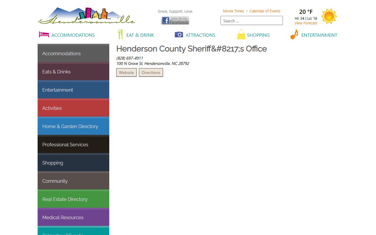 Henderson County additional jail roster and detention information