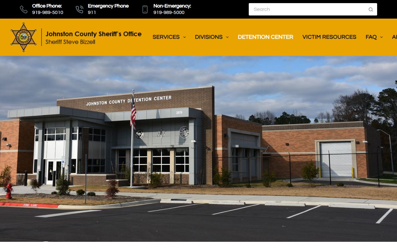 Johnston County additional jail roster and detention resources