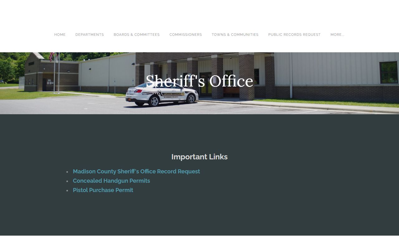 Madison County jail roster resource