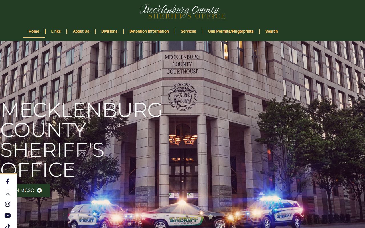 Mecklenburg County jail roster sheriff's office